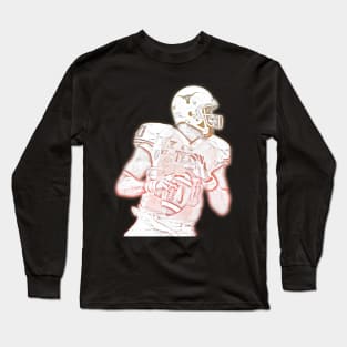 American Football Player Long Sleeve T-Shirt